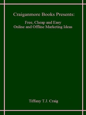cover image of Free, Cheap and Easy Online and Offline Marketing Tips